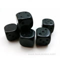 Blank Unpainted 16MM D6 Game Dice with Blank 6th Side, 8 Solid Colors